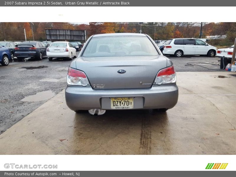 Urban Gray Metallic / Anthracite Black 2007 Subaru Impreza 2.5i Sedan