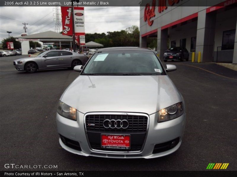 Light Silver Metallic / Black 2006 Audi A3 3.2 S Line quattro