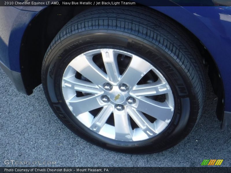 Navy Blue Metallic / Jet Black/Light Titanium 2010 Chevrolet Equinox LT AWD