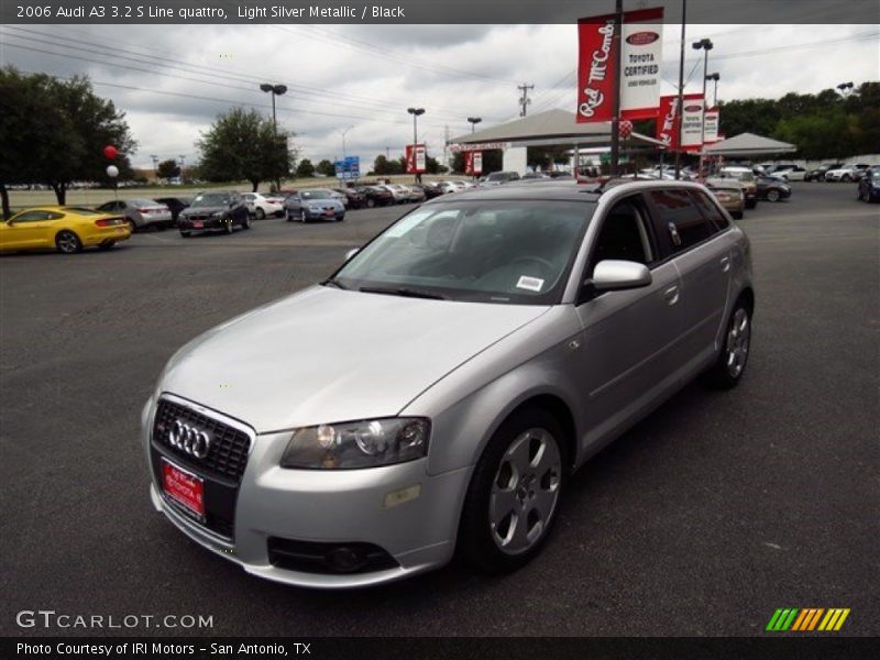 Light Silver Metallic / Black 2006 Audi A3 3.2 S Line quattro