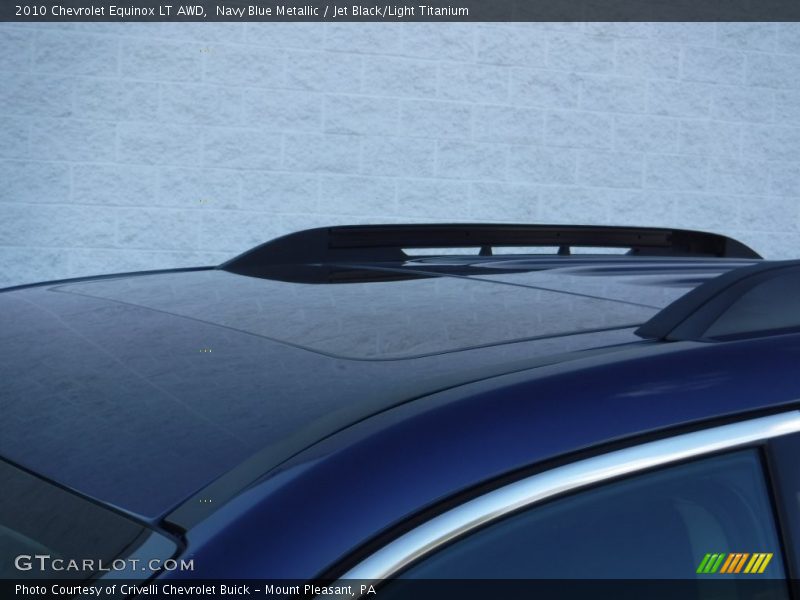 Navy Blue Metallic / Jet Black/Light Titanium 2010 Chevrolet Equinox LT AWD