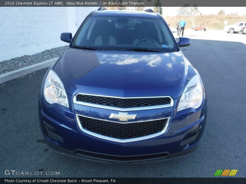 Navy Blue Metallic / Jet Black/Light Titanium 2010 Chevrolet Equinox LT AWD