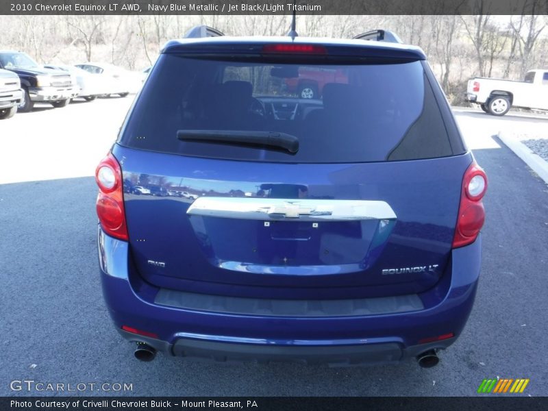 Navy Blue Metallic / Jet Black/Light Titanium 2010 Chevrolet Equinox LT AWD