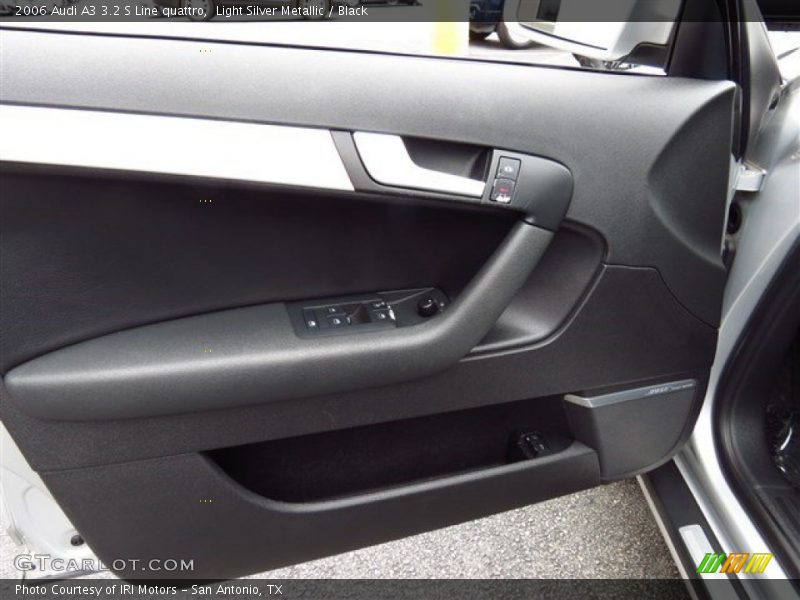 Light Silver Metallic / Black 2006 Audi A3 3.2 S Line quattro