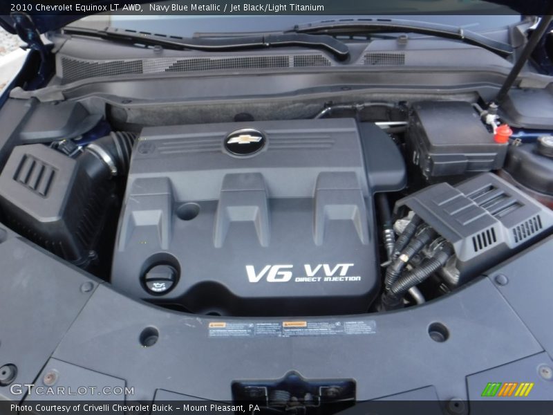 Navy Blue Metallic / Jet Black/Light Titanium 2010 Chevrolet Equinox LT AWD