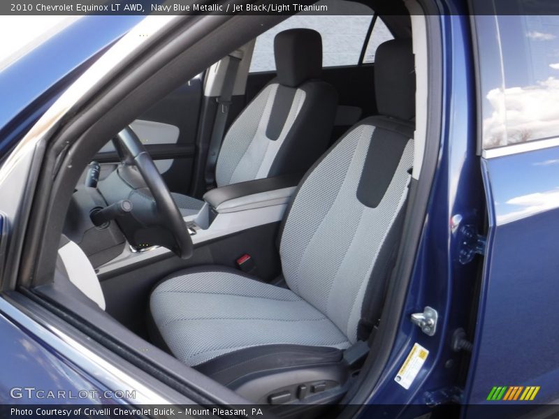 Navy Blue Metallic / Jet Black/Light Titanium 2010 Chevrolet Equinox LT AWD
