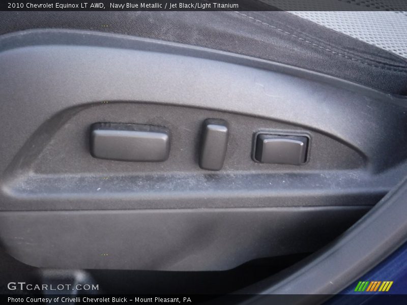 Navy Blue Metallic / Jet Black/Light Titanium 2010 Chevrolet Equinox LT AWD