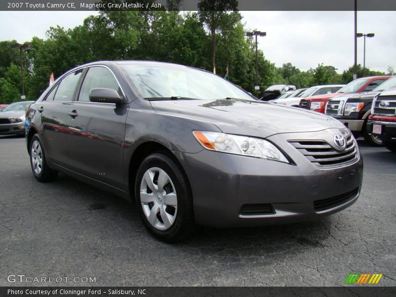 Magnetic Gray Metallic / Ash 2007 Toyota Camry CE