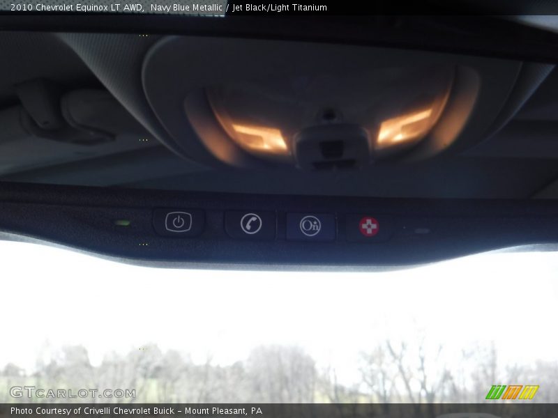 Navy Blue Metallic / Jet Black/Light Titanium 2010 Chevrolet Equinox LT AWD