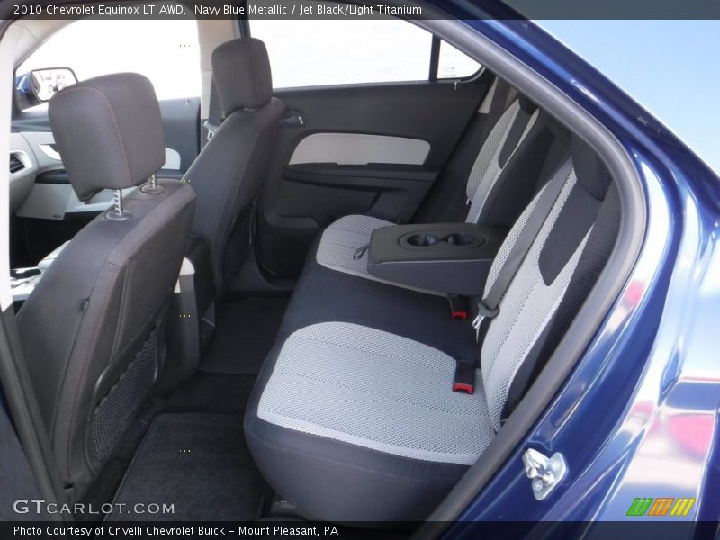 Navy Blue Metallic / Jet Black/Light Titanium 2010 Chevrolet Equinox LT AWD