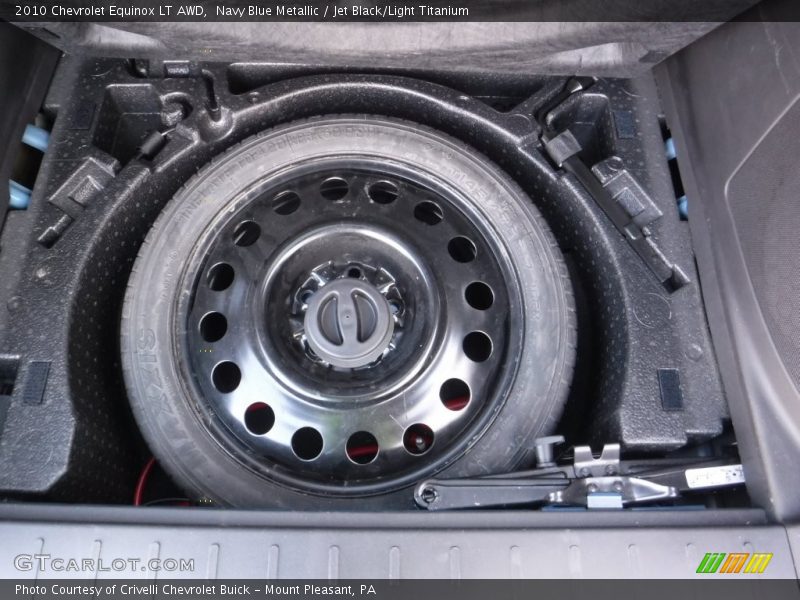Navy Blue Metallic / Jet Black/Light Titanium 2010 Chevrolet Equinox LT AWD