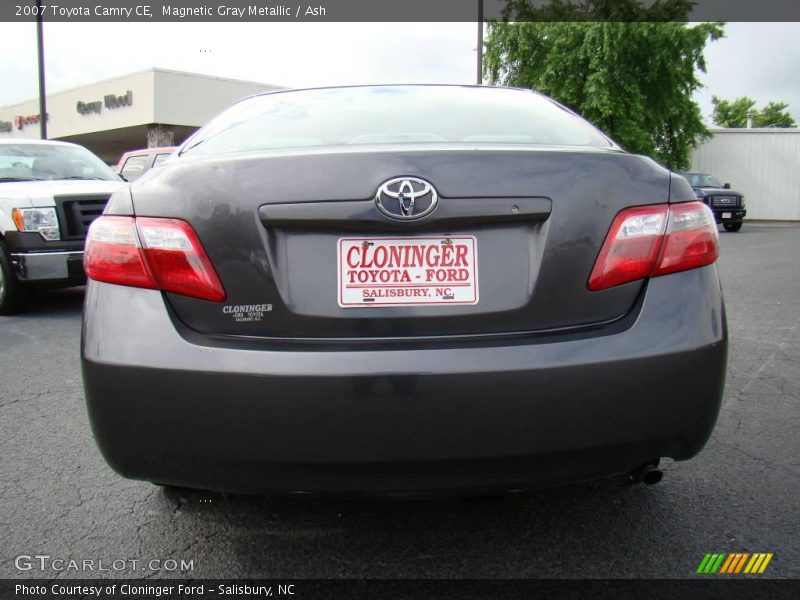 Magnetic Gray Metallic / Ash 2007 Toyota Camry CE