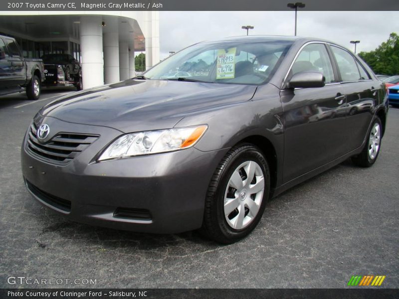 Magnetic Gray Metallic / Ash 2007 Toyota Camry CE