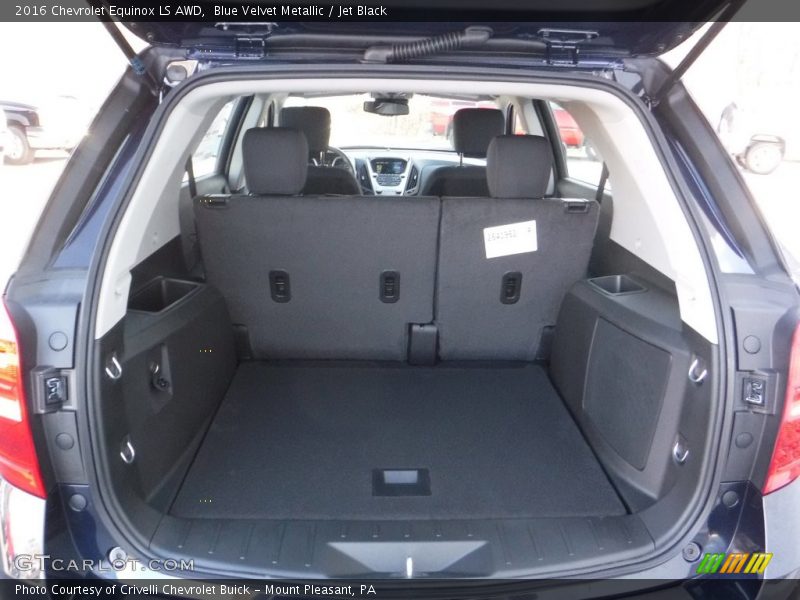 Blue Velvet Metallic / Jet Black 2016 Chevrolet Equinox LS AWD