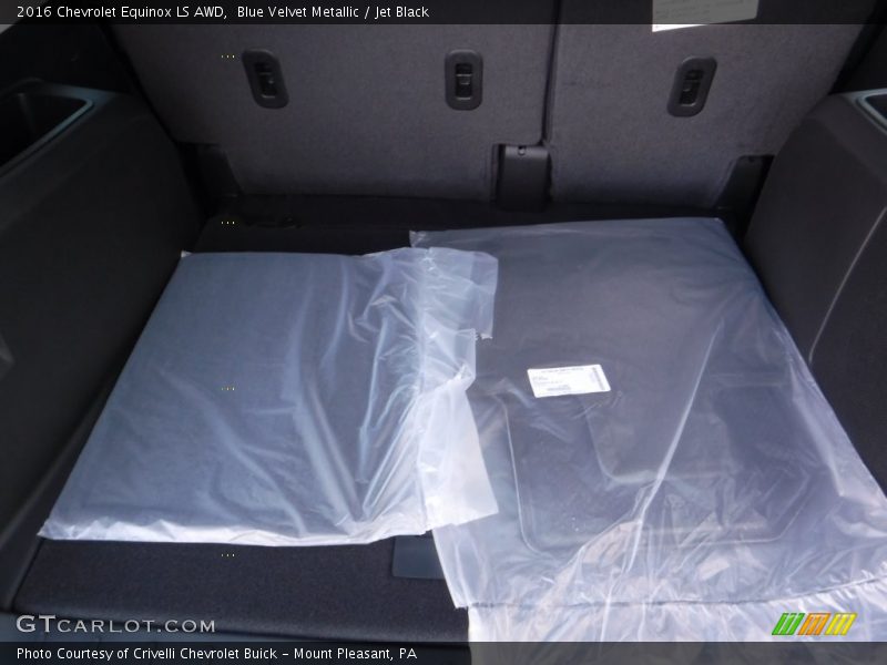 Blue Velvet Metallic / Jet Black 2016 Chevrolet Equinox LS AWD