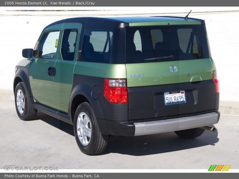 Kiwi Metallic / Black/Gray 2006 Honda Element LX