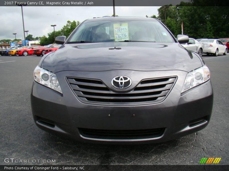 Magnetic Gray Metallic / Ash 2007 Toyota Camry CE