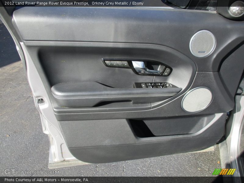 Orkney Grey Metallic / Ebony 2012 Land Rover Range Rover Evoque Prestige