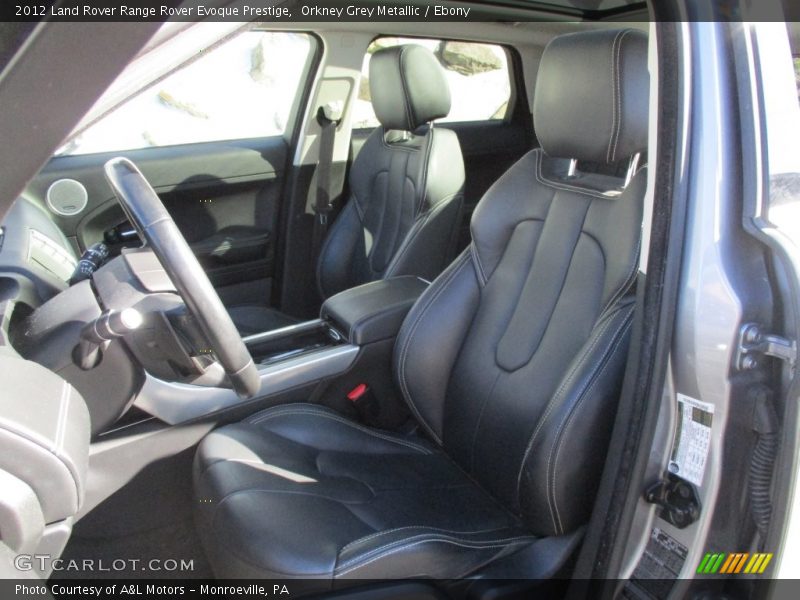 Orkney Grey Metallic / Ebony 2012 Land Rover Range Rover Evoque Prestige