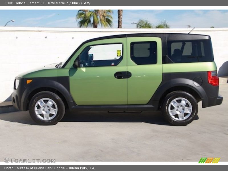 Kiwi Metallic / Black/Gray 2006 Honda Element LX