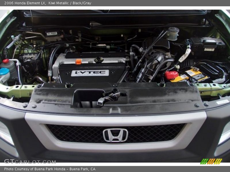Kiwi Metallic / Black/Gray 2006 Honda Element LX