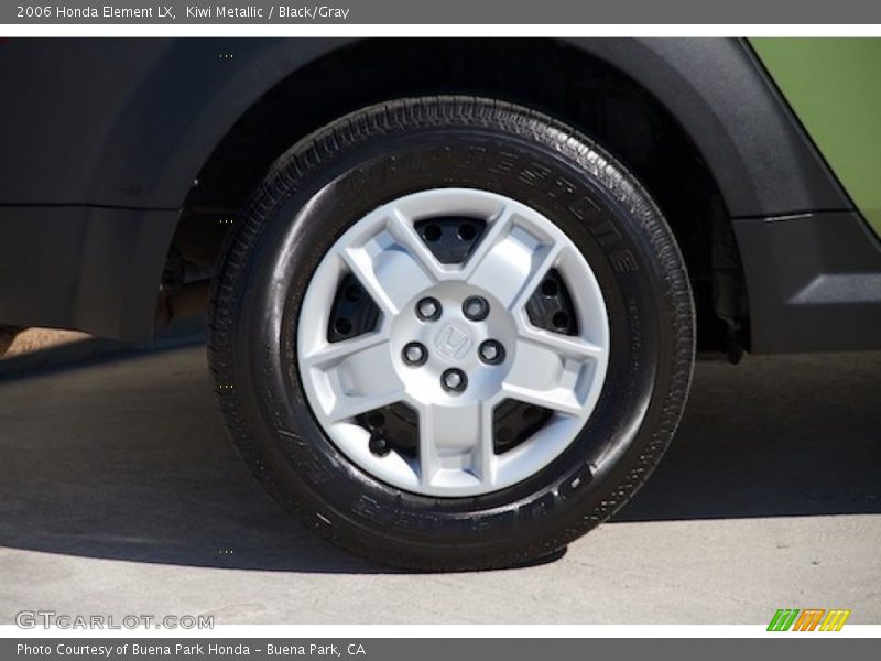 Kiwi Metallic / Black/Gray 2006 Honda Element LX