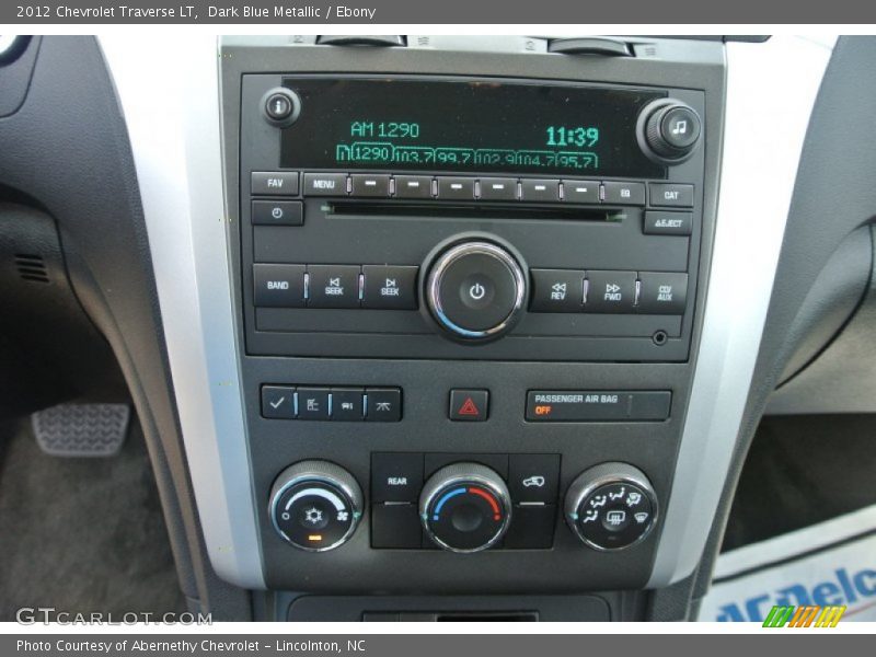 Dark Blue Metallic / Ebony 2012 Chevrolet Traverse LT