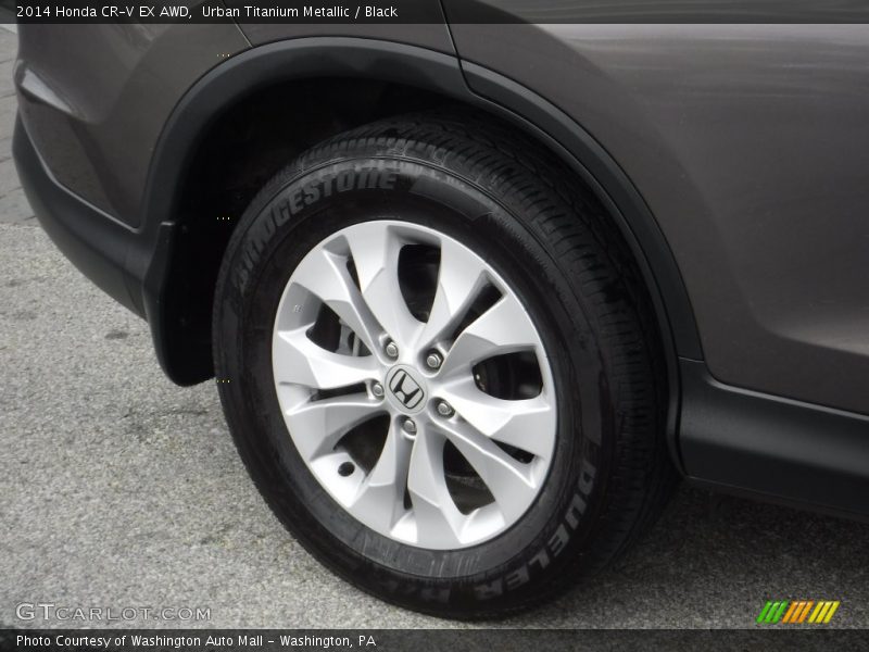 Urban Titanium Metallic / Black 2014 Honda CR-V EX AWD