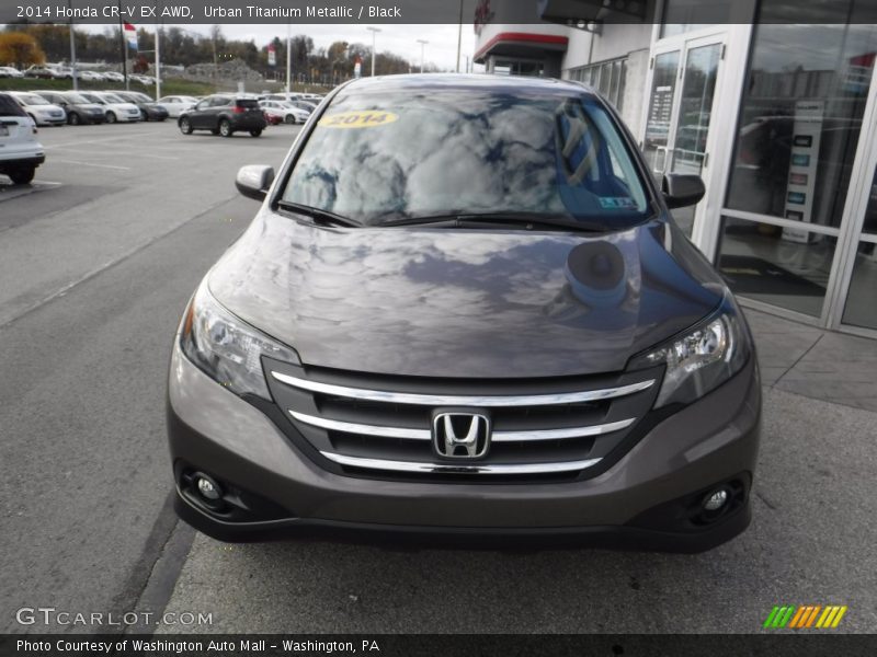 Urban Titanium Metallic / Black 2014 Honda CR-V EX AWD