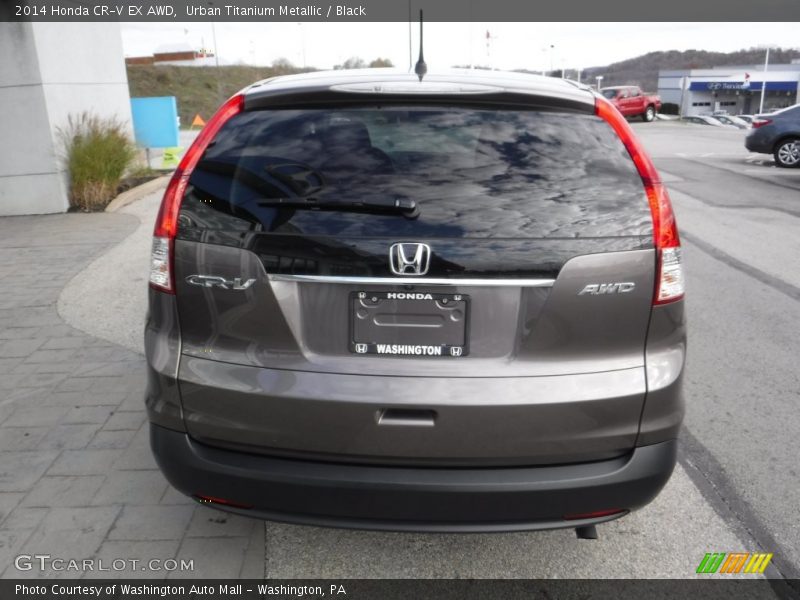 Urban Titanium Metallic / Black 2014 Honda CR-V EX AWD