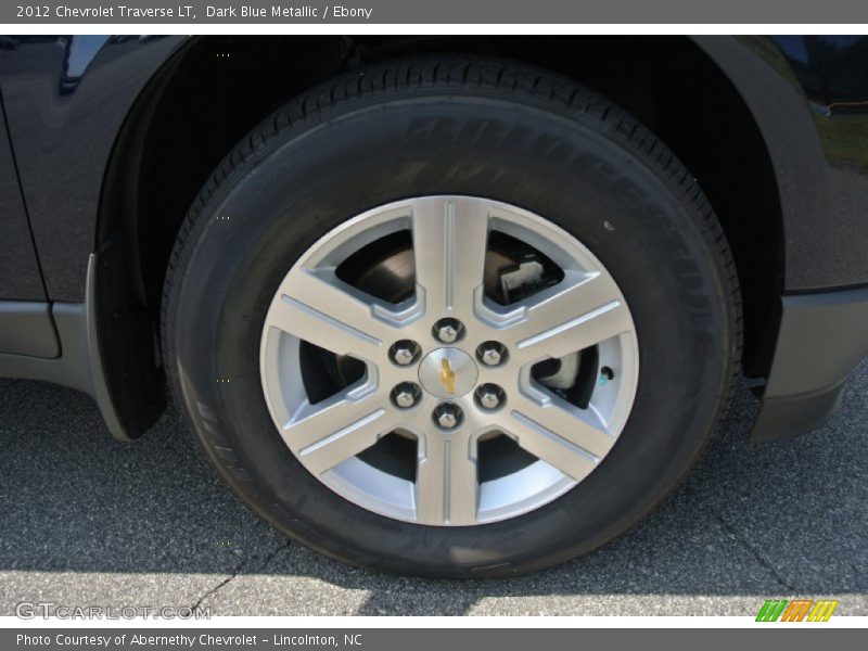 Dark Blue Metallic / Ebony 2012 Chevrolet Traverse LT