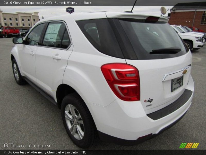 Summit White / Jet Black 2016 Chevrolet Equinox LS AWD