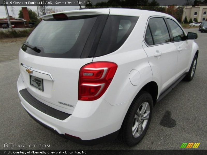 Summit White / Jet Black 2016 Chevrolet Equinox LS AWD