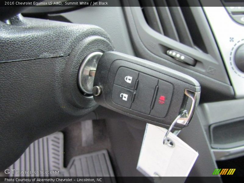 Summit White / Jet Black 2016 Chevrolet Equinox LS AWD