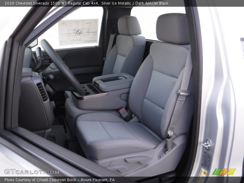 Silver Ice Metallic / Dark Ash/Jet Black 2016 Chevrolet Silverado 1500 WT Regular Cab 4x4