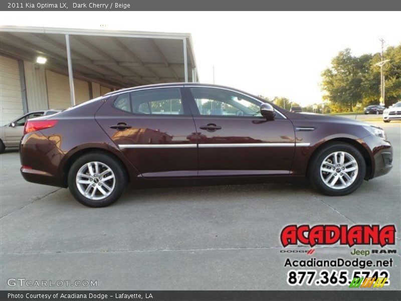 Dark Cherry / Beige 2011 Kia Optima LX