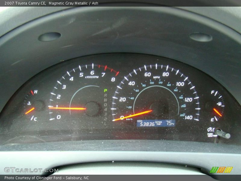 Magnetic Gray Metallic / Ash 2007 Toyota Camry CE