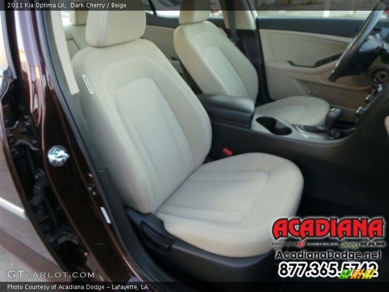 Dark Cherry / Beige 2011 Kia Optima LX