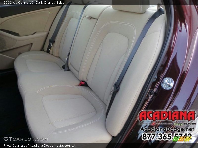 Dark Cherry / Beige 2011 Kia Optima LX