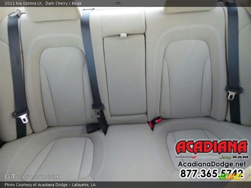 Dark Cherry / Beige 2011 Kia Optima LX