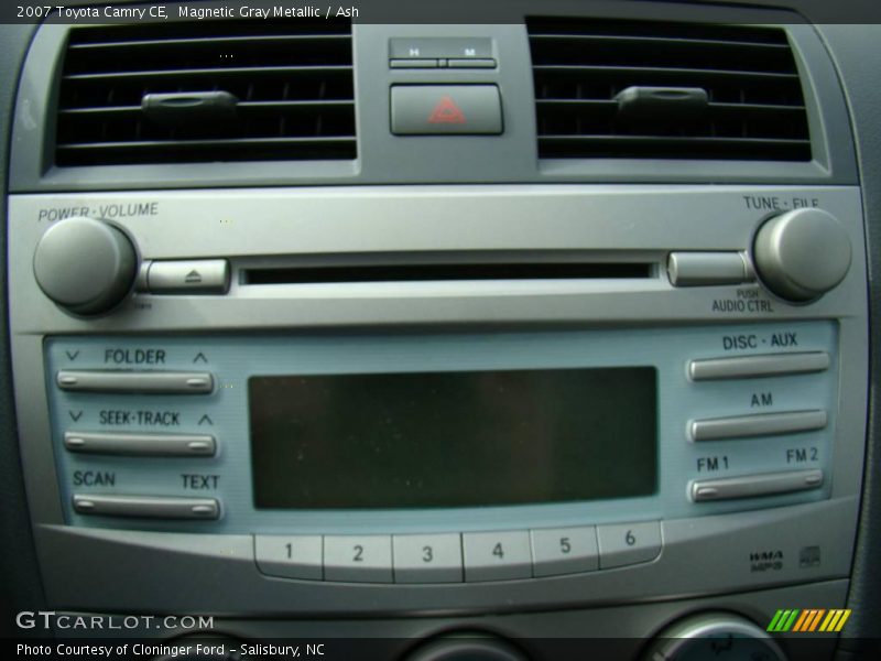 Magnetic Gray Metallic / Ash 2007 Toyota Camry CE