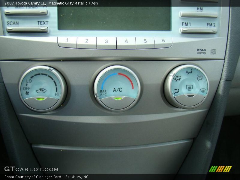 Magnetic Gray Metallic / Ash 2007 Toyota Camry CE