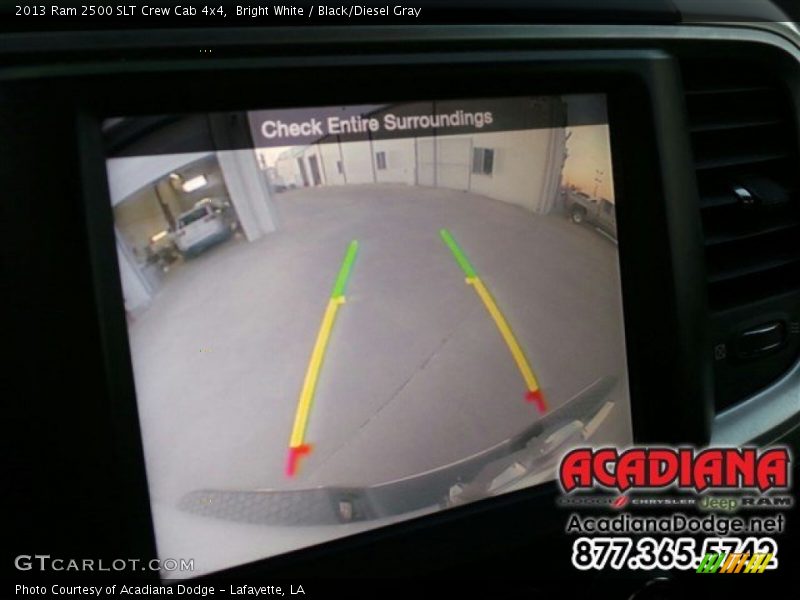 Bright White / Black/Diesel Gray 2013 Ram 2500 SLT Crew Cab 4x4