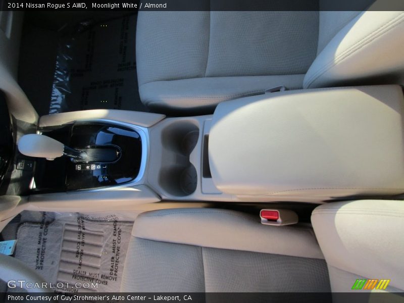 Moonlight White / Almond 2014 Nissan Rogue S AWD