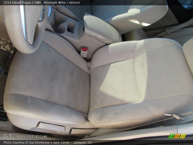 Moonlight White / Almond 2014 Nissan Rogue S AWD