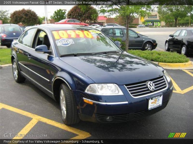 Shadow Blue Metallic / Anthracite 2005 Volkswagen Passat GLS 1.8T Sedan