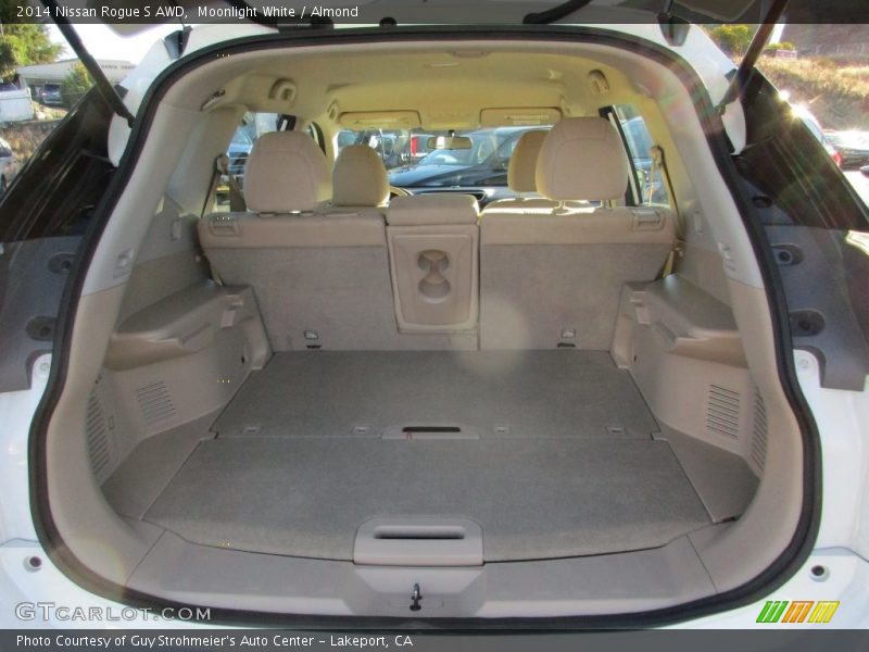 Moonlight White / Almond 2014 Nissan Rogue S AWD