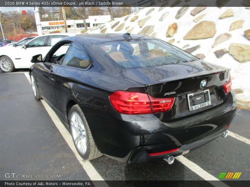 Jet Black / Saddle Brown 2016 BMW 4 Series 435i xDrive Coupe