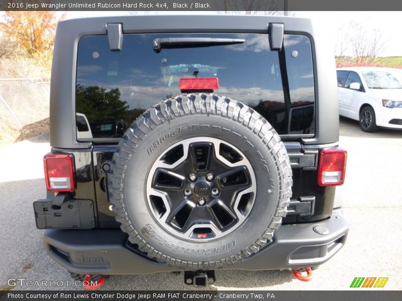 Black / Black 2016 Jeep Wrangler Unlimited Rubicon Hard Rock 4x4