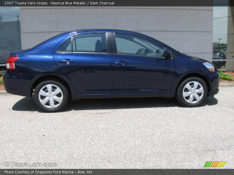 Nautical Blue Metallic / Dark Charcoal 2007 Toyota Yaris Sedan